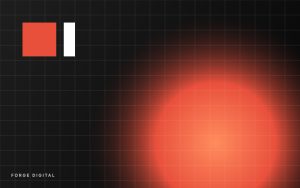 Dark grid with a red glow