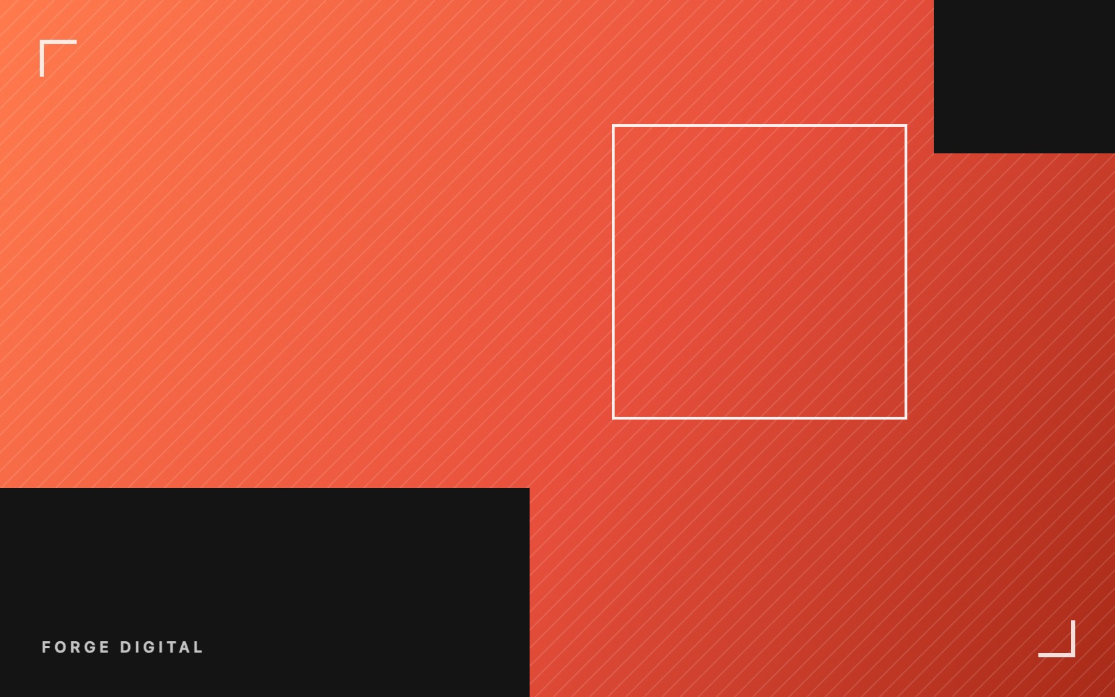 Orange gradient with diagonal hatch pattern